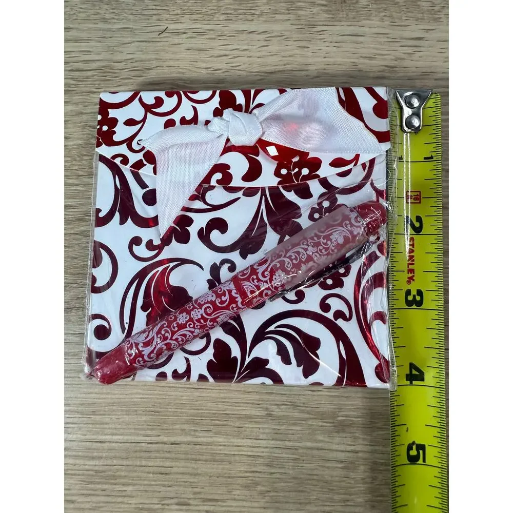Vintage 2012 Hobby Lobby Sealed Christmas Notepad Pen Gift Set Brother Sister